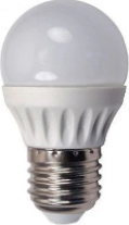 Bec Led Sferic E27 model G45 6W50W 6500K lumina rece 