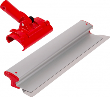 Gletiera Profesionala Premium ZuperPRO + Maner-Adaptor lama Superflexibila si Inlocuibila din Inox 0.3 mm 15 cm 