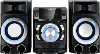 Sistem puternic HiFi bluetooth FM CD MP3 USB Karaoke culoare negru