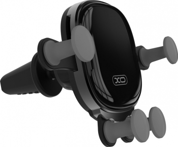 Suport auto XO-C43 pentru telefon 4-6 inch montare grila ventilatie reglabil Negru SHO2443