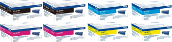 Pachet Cartus toner Brother Original 2x TN421BK Negru 2x TN421C Cyan 2x TN421M Magenta 2x TN421Y Galben 16800 pagini 