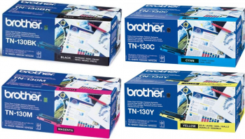Pachet Cartus toner Brother Original TN130BK Negru TN130C Cyan TN130M Magenta TN130Y Galben 7000 pagini 