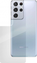 Folie de protectie siliconata spate Soho compatibila cu Samsung S21 Ultra Transparenta SHO2086 