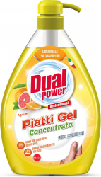 Detergent Concetrat Vase Dual Power Agrumi 1L 