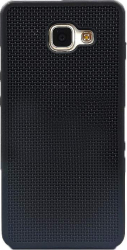 Husa pentru Huawei P10 Lite MyStyle and reg spate cu perforatii/gaurele Mesh Negru 