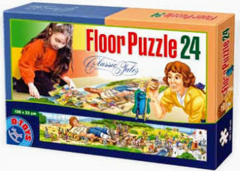 FLOOR PUZZLE PUZZLE DE PODEA - 130X23 CM 24 PIESE - GULIVER - 03 