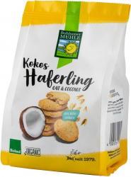Haferling Biscuiti Bio crocanti din ovaz cu fulgi de cocos 125g Bohlsener Muhle