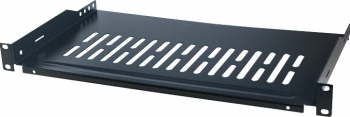 RAFT FIX Logilink 1U pentru rack 19 and adâncime 250mm sarcina maximă 10Kg vopsea antistatic oțel 1.5mm black and SF1C35B and