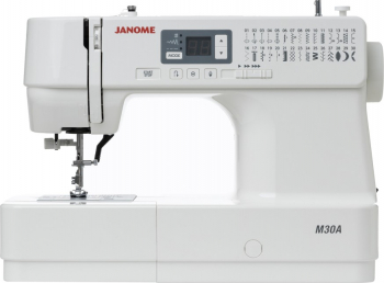 Masina de cusut digitala Janome M30A 820 imp/min 32 W 30 programe Alb