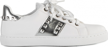 Pantofi sport dama Cartel Alys 36EU alb cu argintiu 