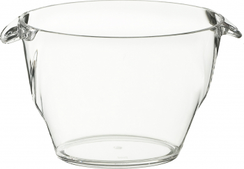 Vas pentru gheata acril RAKI oval 2l KRISTAL 