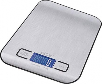 Cantar de bucatarie MPM MWK-02M maxim 5 kg functie tara conversie LCD otel inoxidabil 
