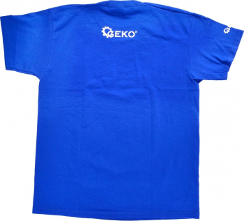 Tricou din bumbac albastru marimea S Geko Q00002 