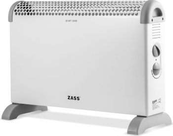 Convector Zass ZKH 03 1800 W 2 trepte Termostat Indicator luminos Alb 