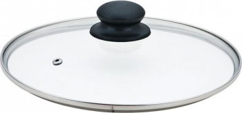 Capac din sticla 24 cm cu buton din bachelita 