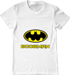 Tricou barbat Printado boobman Bumbac Regular fit Alb L INTL 