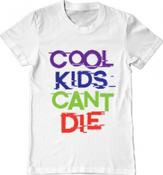 Tricou barbat Printado cool kids Bumbac Regular fit Alb L INTL 
