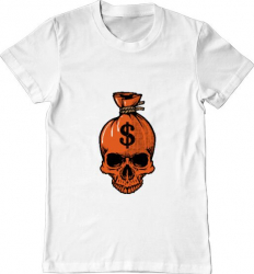 Tricou barbat Printado sack Bumbac Regular fit Alb L INTL 