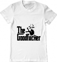 Tricou barbat Printado the goodfucker Bumbac Regular fit Alb L INTL 