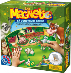 JOC MAGNETIC - ANIMALE DOMESTICE SI SALBATICE - CONSTRUIM SCENE 