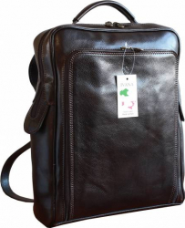 Rucsac dama din piele naturala vachetta maro FRD106B 