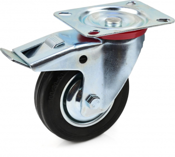 Roata pivotanta cu frana 100 mm Geko G71518 