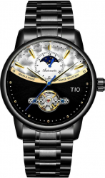 Ceas barbatesc de mana TIO Business Analog Elegant Luxury Clasic Mecanic Automatic Luxury Otel inoxidabil 
