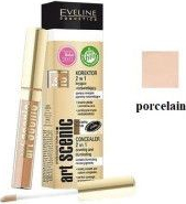 Corector lichid Eveline Cosmetics 2 in 1 corector si iluminator nuanta 08 Porcelain 