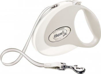 Lesa Flexi Style Banda M 5m/25kg Alb 12391 