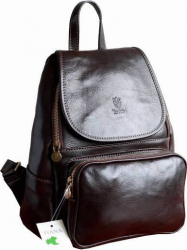 Rucsac dama din piele naturala vachetta maro FR101B 