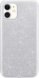 Husa de protectie cu sclipici pentru iPhone 11 Pro bumper Argintiu TLF-BBL2938 
