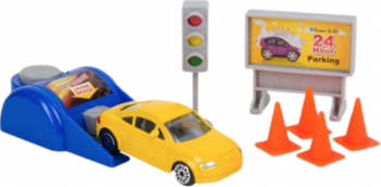 Jucarie lansator cu masinuta si accesorii Multicolor JMB-BBL2992 