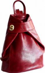 Rucsac dama din piele naturala vachetta bordo FR105D 