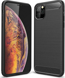 Husa de protectie cu insertii carbon pentru Huawei Mate 30 Lite bumper Negru ATX-SHO3022 