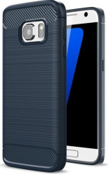 Husa de protectie cu insertii carbon pentru Huawei Nova 3 bumper Bleumarin ATX-SHO3014 