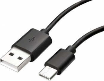 Cablu date Samsung USB la Type C pentru Samsung Galaxy S10/S10+ Negru 