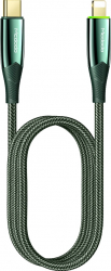 Cablu Mcdodo Shark Series Type-C la Lightning Green PD 1.2m 20W oprire automata 