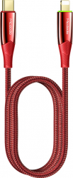 Cablu Mcdodo Shark Series Type-C la Lightning Red PD 1.2m 20W oprire automata 