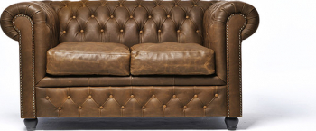 Canapea Chesterfield Vintage Alabama C1059 2 locuri 12 ani garantie 