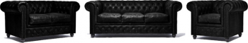 Canapea Chesterfield Vintage Piele C0871 1 + 2 + 3 locuri 12 ani garantie 
