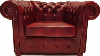 Fotoliu Chesterfield Class Piele Cloudy Rosu 12 ani garantie 