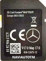 Card Mercedes Garmin A213 Harta Navigatie 2021 Romania-Europa C E GLC GLA A B Class 