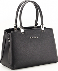 Geanta office/casual neagra Ozana 