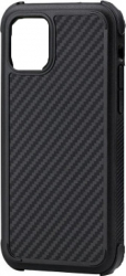 Husa de protectie MagEZ Pitaka pentru iPhone 11 Pro Max din aramida Negru Gri GSM-SHO3142 