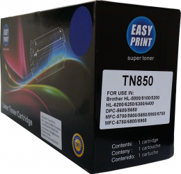Toner EASY PRINT compatibil TN850 8000 pag pentru Brother DCP-L5500 HL-L5000/5200/6200/6400 MFC-L5700/5900/6900