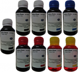Pachet Flacon Cerneala AlphaChem HP 973X 3x100ml L0S07AE Negru 2x100ml F6T81AE Cyan 2x100ml F6T82AE Magenta 2x100ml F6T83AE Galben 