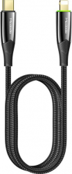 Cablu de date Mcdodo Shark Series Type-C la Lightning 20W 1.8m Black 