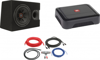 Pachet auto Subwoofer JBL S2-1224SS + Amplificator JBL CLUB A600 + LK-10 kit cabluri 