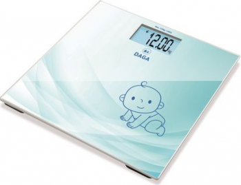 Cantar de baie Daga BT 200 max 150 kg Display XL LCD Albastru 