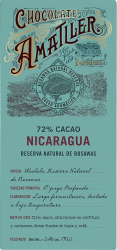 AMATLLER CHOCOLATE 72 CACAO NICARAGUA 70G Categorie Praline Amatller Dulciuri